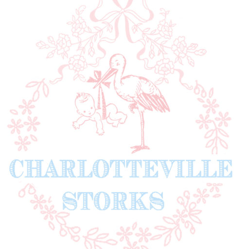 Charlottesville Storks, Birth Announcement Yard Sign in Central Virginia